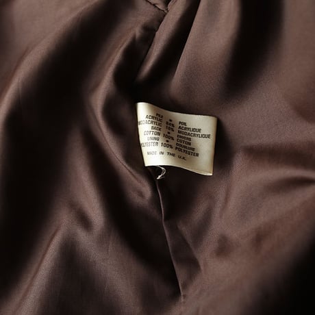 Fake Fur Jacket MADE IN THE U.K.