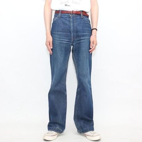 Euro Levi's Remake Denim Pants Flared Silhouette
