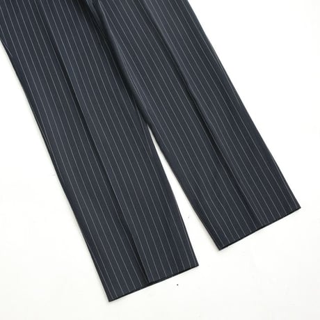 Stripe Pants Slim Straight