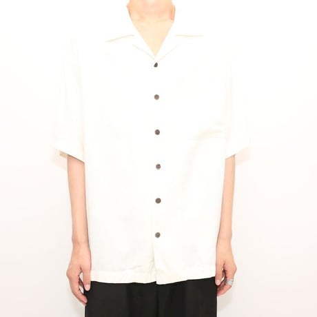 Open Collar Rayon S/S Shirt