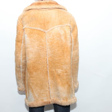 Vintage Mouton Leather Coat