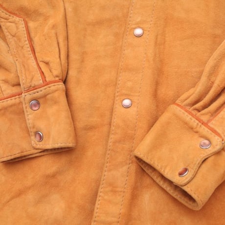 Vintage Suede Leather Western Jacket