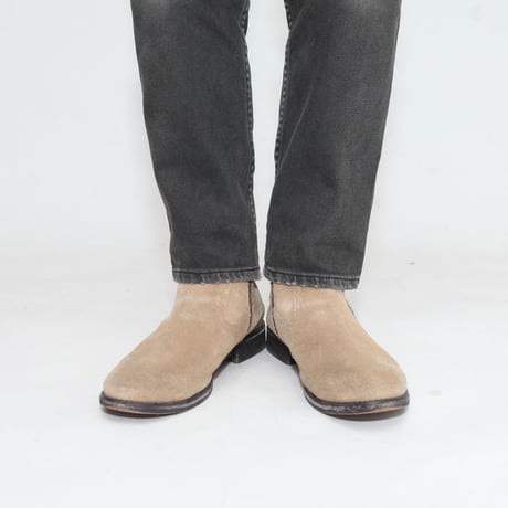 Suede Leather Zip Up Boots