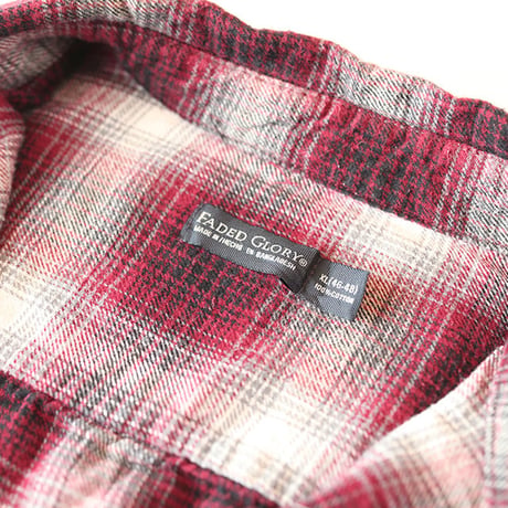 Ombre Checker Flannel Shirt