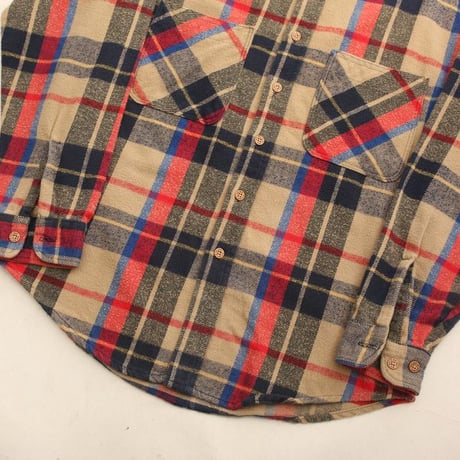 80s BIG MAC Cotton Flannel Plaid Shirt