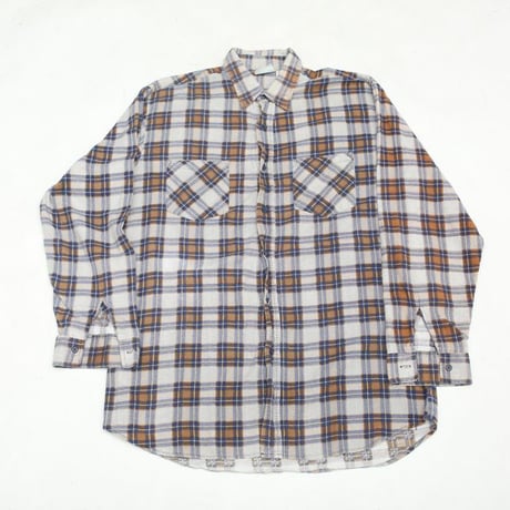 Plaid Print Flannel Shirt