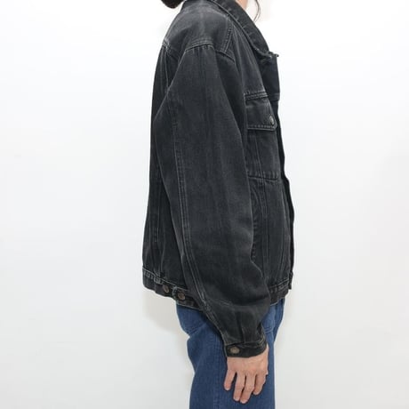 Black Denim Trucker Jacket