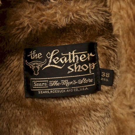 Sears Corduroy × Leather Boa Jacket