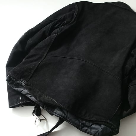Suede double Leather Jacket
