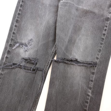 Levi's 501 Damage Black Denim Pants