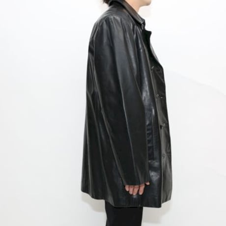 Black Leather Coat