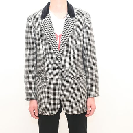 Hound's Tooth Tailored Jacket
