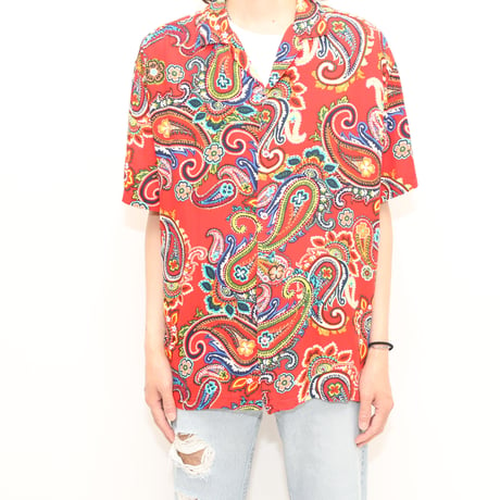 Paisley Pattern Rayon S/S Shirt