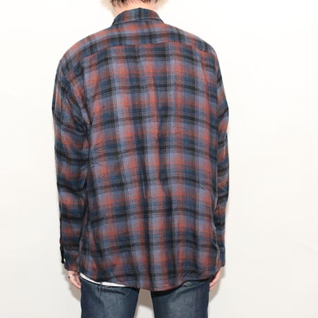 Ombre Check Acrylic L/S Shirt