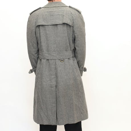  Houndstooth Check Coat