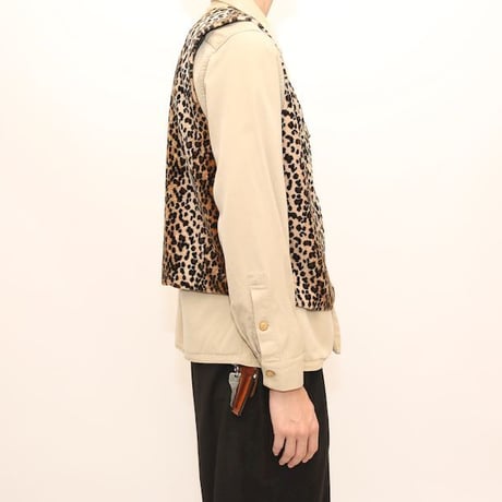 Velours Leopard Vest