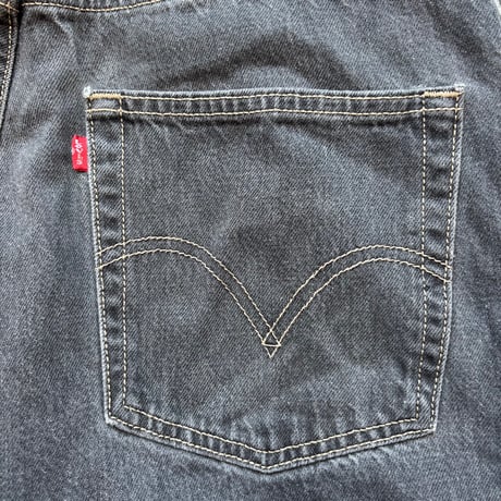 00s Levi’s 569 "Yarn-dyed" Black Denim Pants