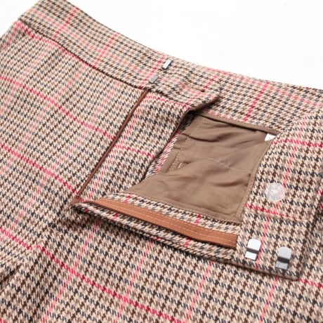 Gun Club Check Flared Slacks