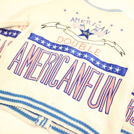 Vintage Funny Pattern Cardigan