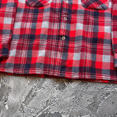 70s Pendleton Wool Plaid Loop Shirt