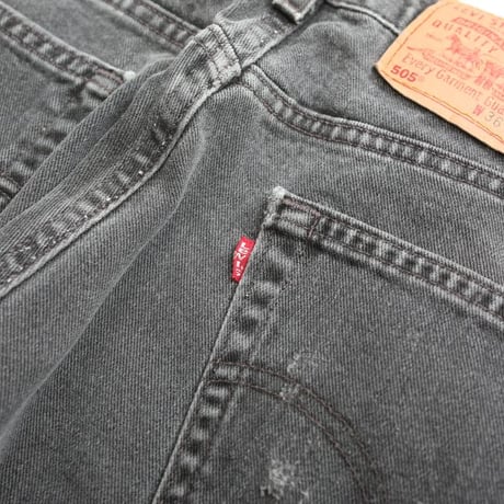Levi's 505 Black Denim Pants MADE IN USA