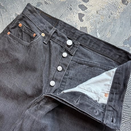 Euro Levi's 501 Black Denim Pants MADE IN BELGIUM