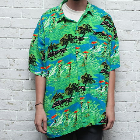 レーヨン ハワイアンシャツ Rayon S/S Shirt