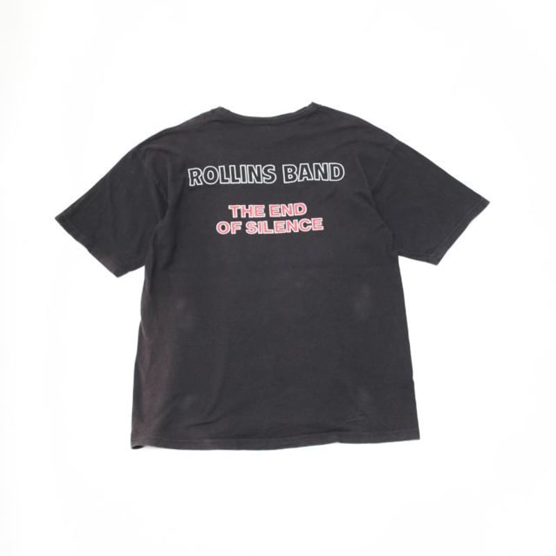 バンドTシャツ ROLLINS BAND Tシャツ XL 黒 ロリンズバンド ROLLINS BAND 90s USA ロリンズバンド ロンT Tシャツ Sの通販 by