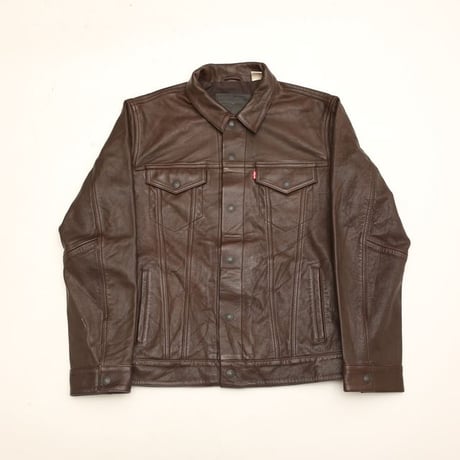 Levi's Leather Trucker Jacket "Big E"