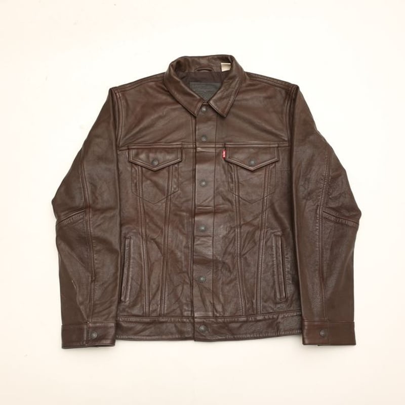 Levi's Leather Trucker Jacket 