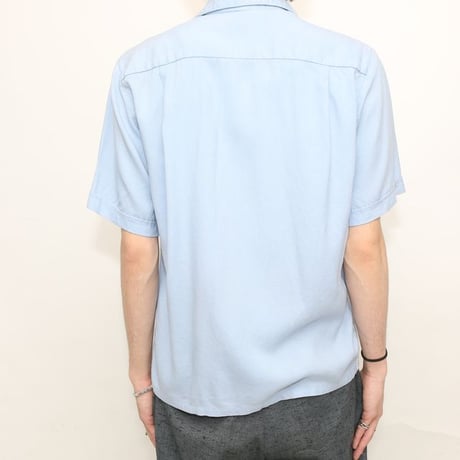 50's Rayon Italian collar Shirt