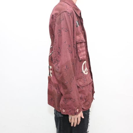 Embroidery Remake Military Jacket