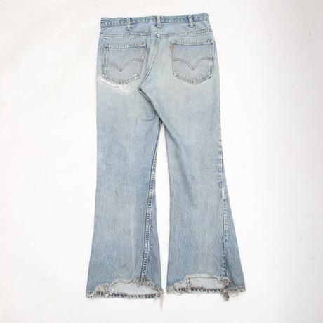 70's Levi's 646 Damaged Flare Denim Pants