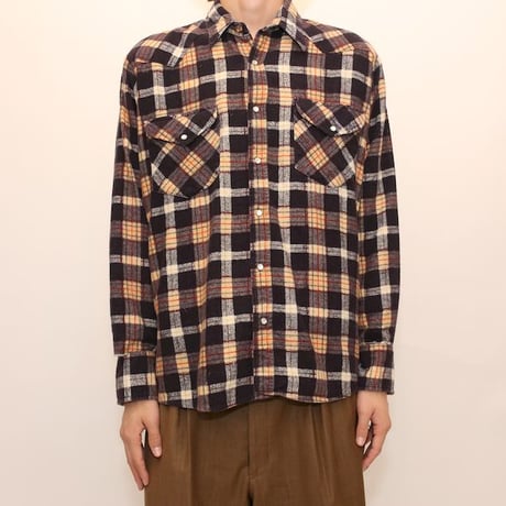 Plaid Print Flannel Shirt