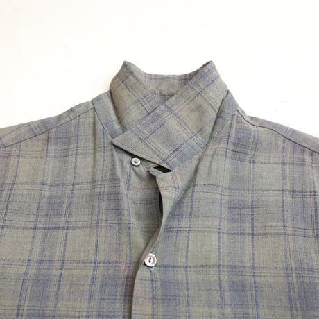 50s "Sportsman" Rayon Plaid Loop Shirt