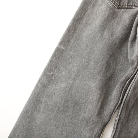 80s Levi's 501 "Yarn-dyed" Black Denim Pants