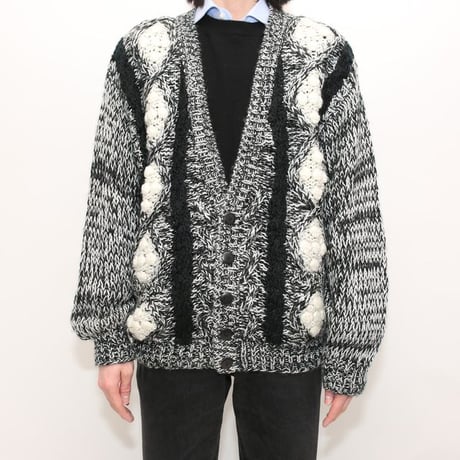 Acrylic Knit Cardigan