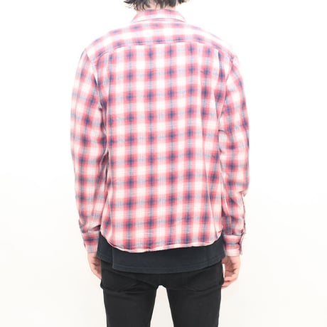 Ombre Checker Flannel Shirt