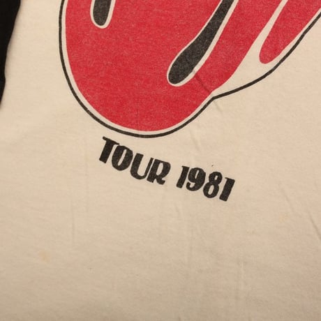 The Rolling Stones 'Tour 81' Raglan Sleeve T-Shirt