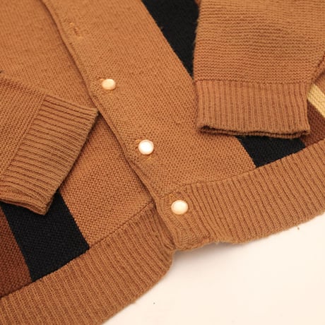 Vintage Stripe Knit Cardigan