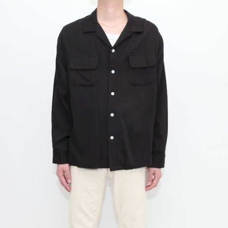 Black Rayon L/S Shirt