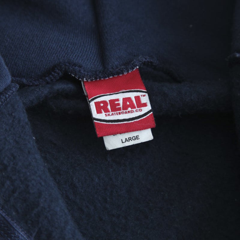 REAL SKATEBOARD CO. ブラックパーカー リアルスケートボード