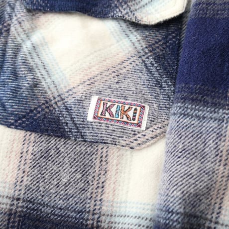 Ombre Plaid Flannel Zip Shirt
