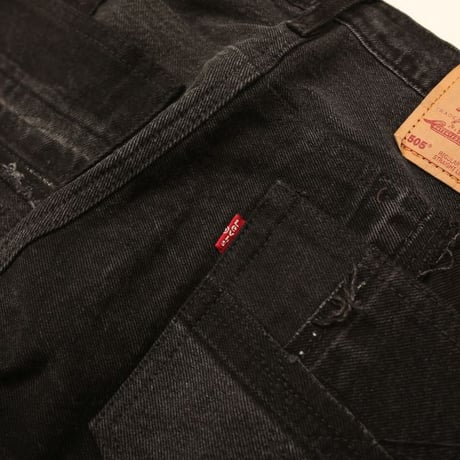 Levi's Patchwork Remake Black Denim Pants
