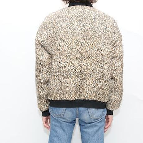 Leopard Pattern Silk Jacket