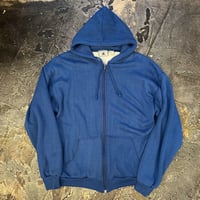 90s Thermal Lined Full Zip Sweat Hoodie