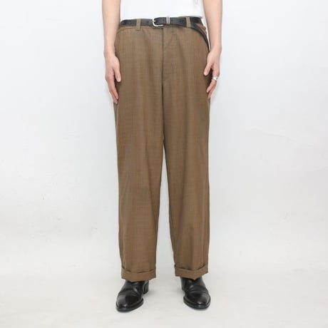 Pure New Wool Plaid Slacks