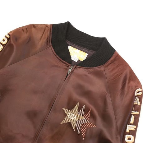 Embroidery Blouson Jacket Loose Silhouette