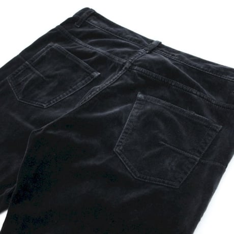 Dior Homme Black Velour Flared Pants 05A/W