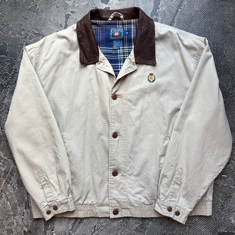 Chaps Ralph Lauren Leather Collared Jacket